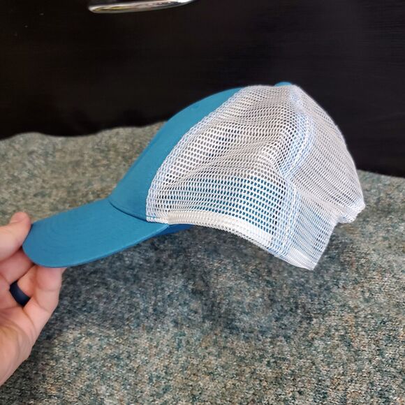 Patagonia Trucker Hat 1973 Fitz Roy Scope Unisex One Size Rounded Bill Blue - Picture 6 of 8